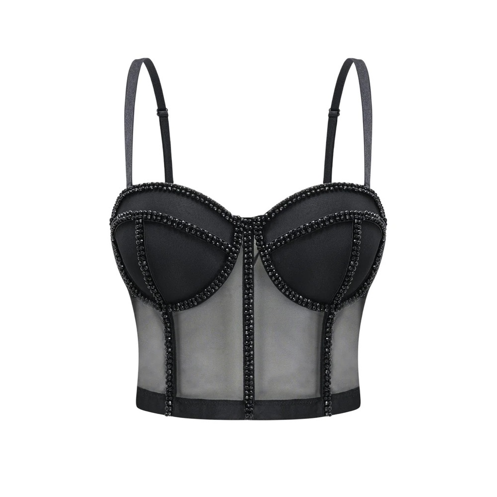 ENDELLION CORSET TOP, NWT! 🖤